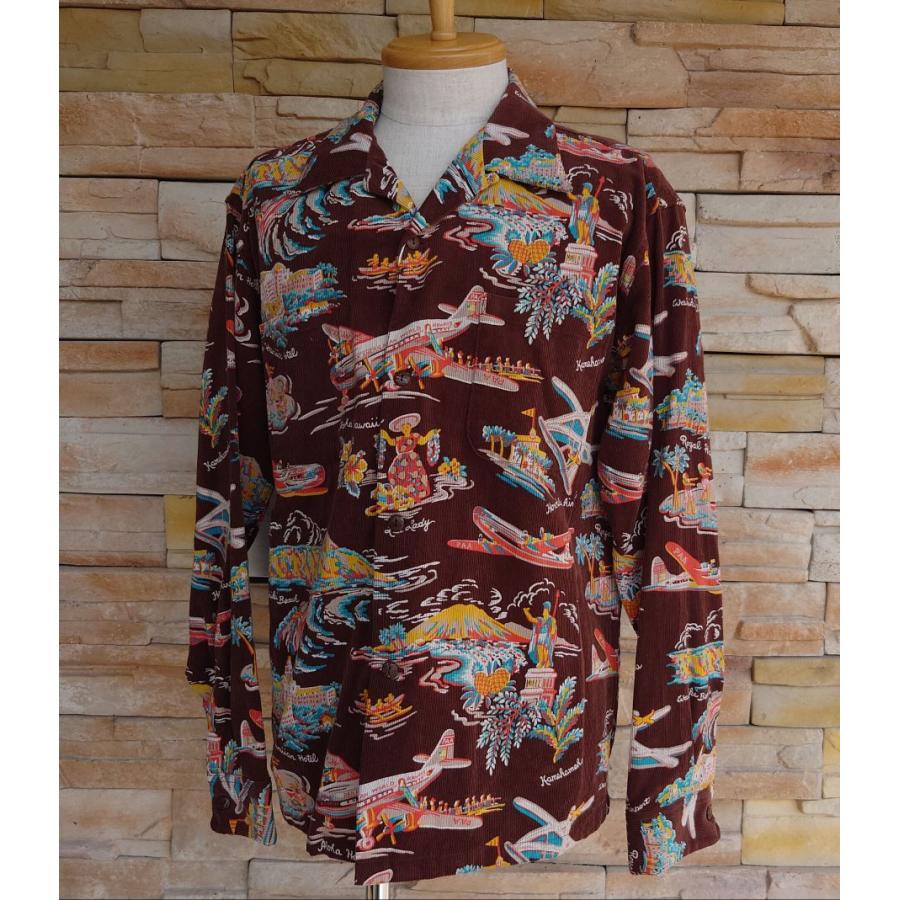 SUN SURF サンサーフ / PAA AIR TRAVEL CORDUROY L/S OPEN SHIRT