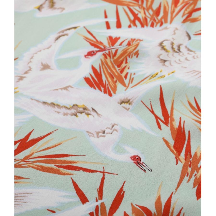 SUN SURF SURFサンサーフ / RAYON HAWAIIAN SHIRT “WHITE EGRET