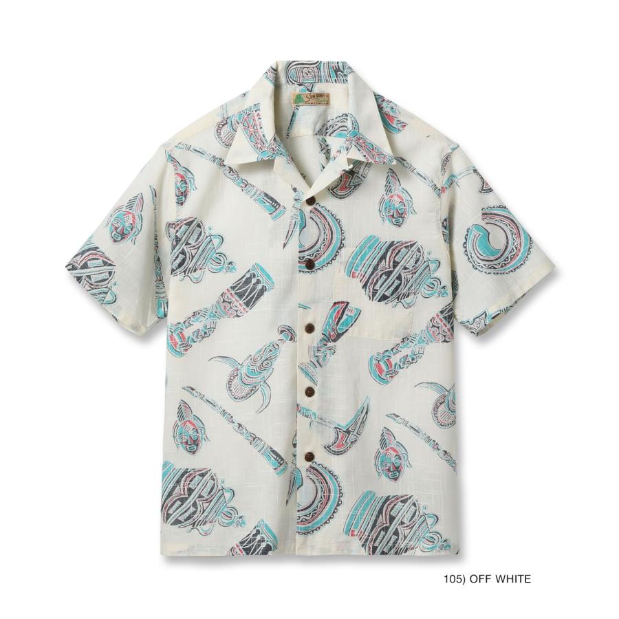 SUN SURF SURFサンサーフ / COTTON LINEN SLUBYARN OPEN SHIRT “NATIVE