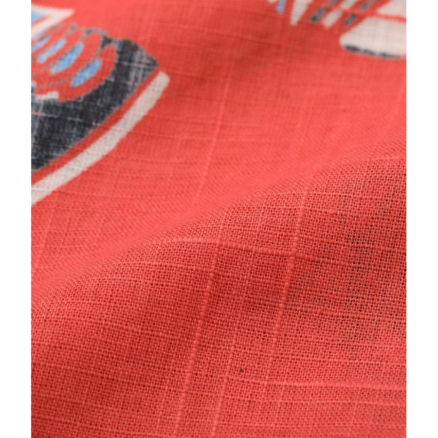SUN SURF SURFサンサーフ / COTTON LINEN SLUBYARN OPEN SHIRT “NATIVE
