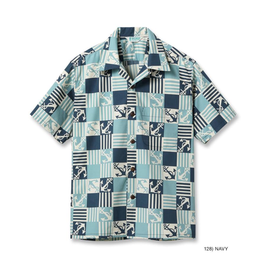 サーフボード ショート　SUN SURF サンサーフ 163cm SUN SURF SURFサンサーフ / COTTON BROAD OPEN SHIRT “ANCHOR