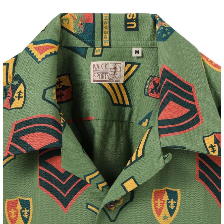 SUN SURF SURFサンサーフ / COTTON HERRINGBONE HAWAIIAN SHIRT