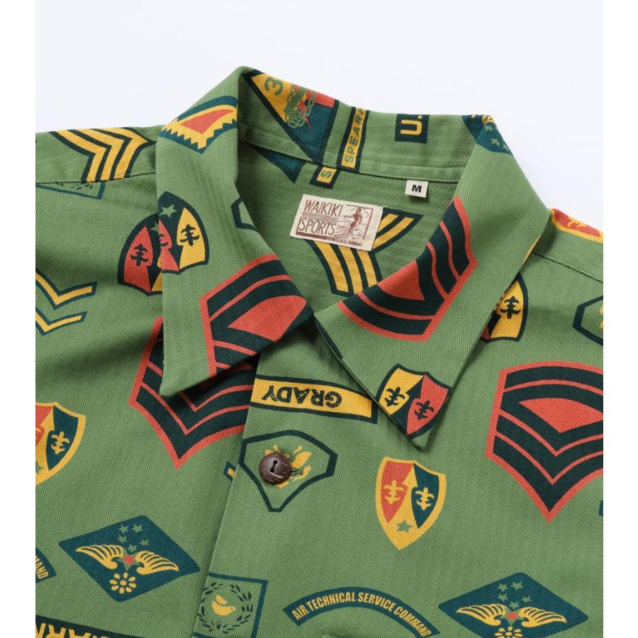 SUN SURF SURFサンサーフ / COTTON HERRINGBONE HAWAIIAN SHIRT