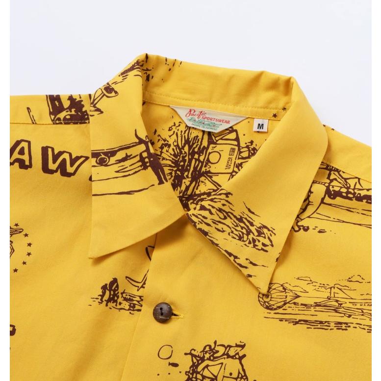 SUN SURF SURFサンサーフ / COTTON BROAD HAWAIIAN SHIRT “ISLAND