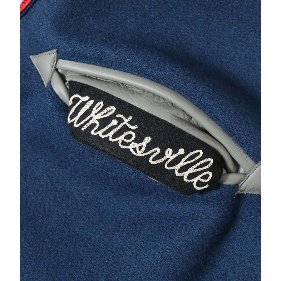 WHITES VILLE ホワイツビル　　/　30oz. WOOL MELTON AWARD JACKET “BLUE PECKERS” (NAVY) 　WV15783-128の画像
