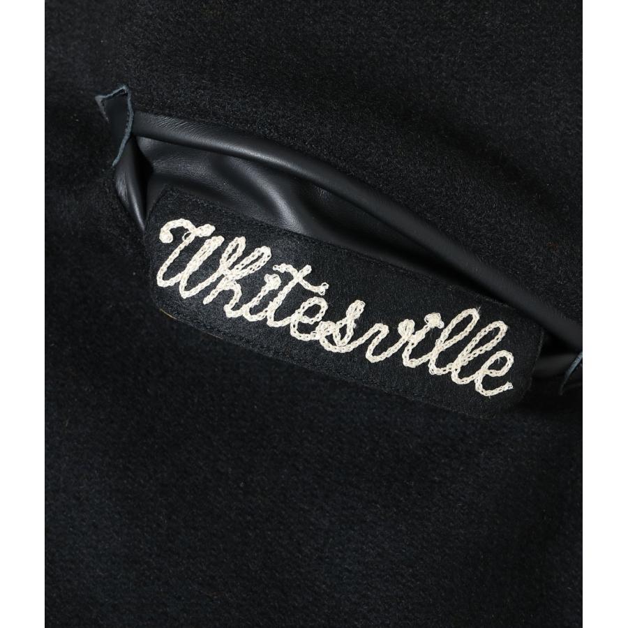 WHITES VILLE ホワイツビル 　/　30oz. WOOL MELTON AWARD JACKET “POLAR BEAR” (BLACK) 　WV15784の画像
