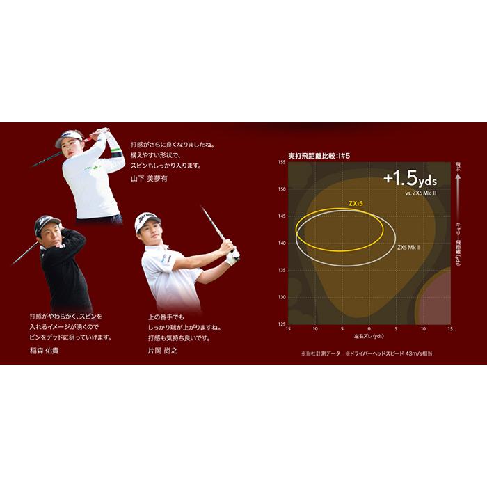 MAPPON REED オクタリアン5本セット スリクソン SRIXON ZXi5 アイアン 6本セット(5I-9I,PW) メンズ