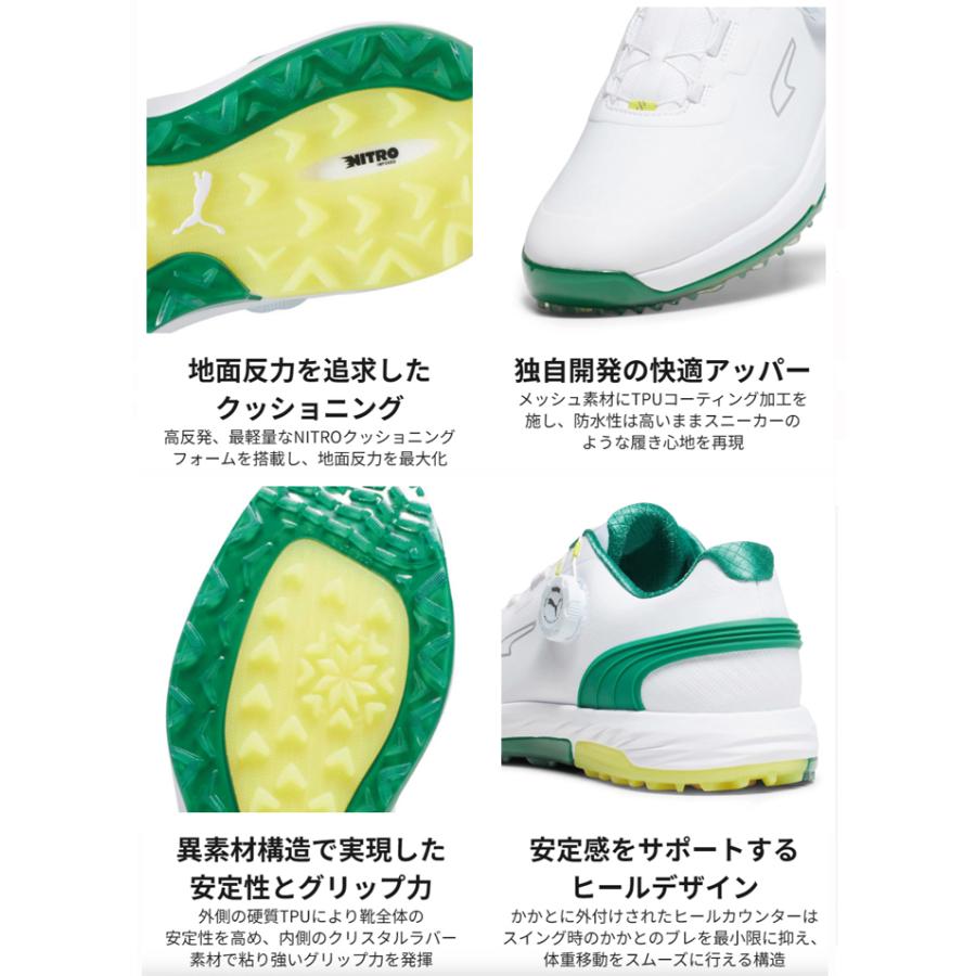 PUMA GOLF プーマ ゴルフ アルファキャット ニトロ ディスク 378920 スパイクレスシューズ PUMA White-For All Time Red-PUMA Navy (02) 日本正規品｜maruni-select｜03