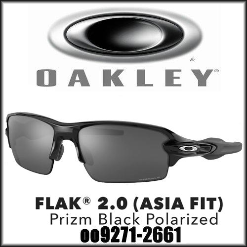 OAKLEY オークリー FLAK 2.0 (Asia Fit) PRIZM BLACK POLARIZED フラック 2.0 アジアンフィット プリズム ブラック ポラライズド 偏光 OO9271-2661 日本正規品