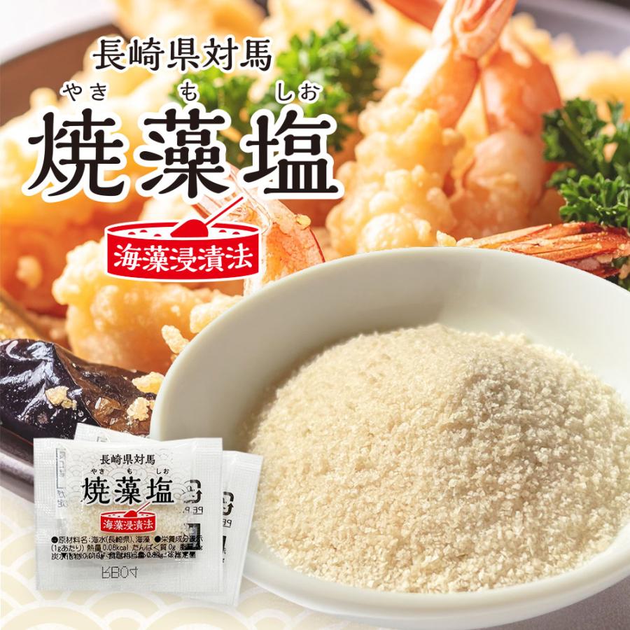 マルニ 公式 長崎県 対馬 焼藻塩 小分け 小袋 個包装 100g(1g×100) 藻塩 お弁当 お惣菜 ポイント消化 | マルニ（食品）
