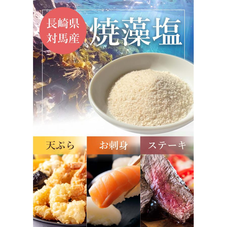 マルニ 公式 長崎県 対馬 焼藻塩 小分け 小袋 個包装 100g(1g×100) 藻塩 お弁当 お惣菜 ポイント消化 | マルニ（食品） | 03
