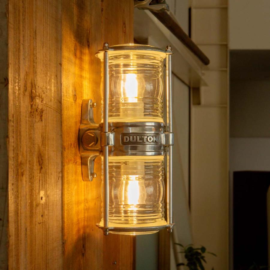 新品 アルミニウム ツイン ガラス ウォール ランプ ダルトン 照明 DULTON（ダルトン） 8月上旬〜中旬入荷 ALUMINUM TWIN GLASS WALL LAMP