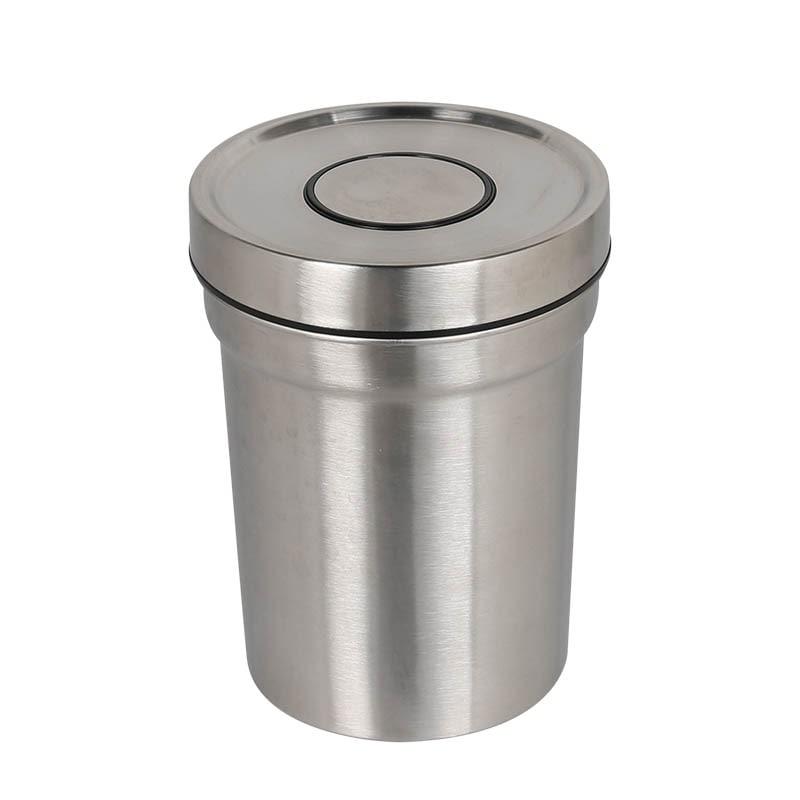 DULTON ダルトン STAINLESS JAR WITH PRESS LID M ステンレス ジャー ウィズ プレス リッド M ワンタッチ 開けやすい 密封容器 アウトドア スタッキング可｜marunifurniture｜02