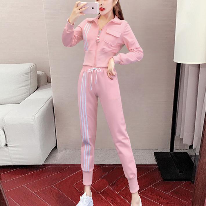 セットアップ レディース ジャージ 韓国 上下 セット おしゃれ 黒 白 赤 ピンク Fw まるの樹 Fashion 通販 Yahoo ショッピング