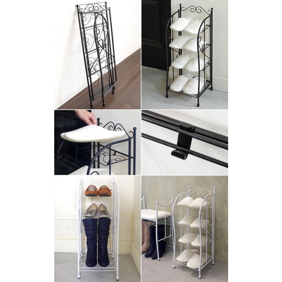 Del Sol　シューズラック（ブラック） Amazon｜武田コーポレーション 50×19×57cm 靴収納・棚・下駄箱