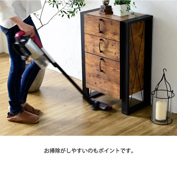 チェスト おしゃれ 木製 北欧 アンティーク ヴィンテージ a4 黒 収納