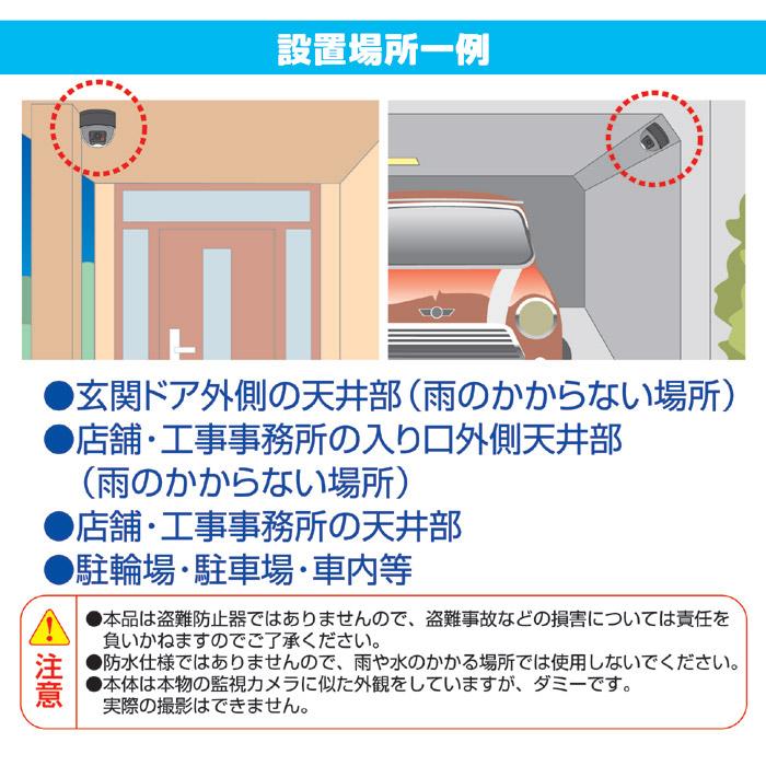 防犯カメラ ダミー センサー ライト 屋外 屋内 家庭用 監視カメラ 赤