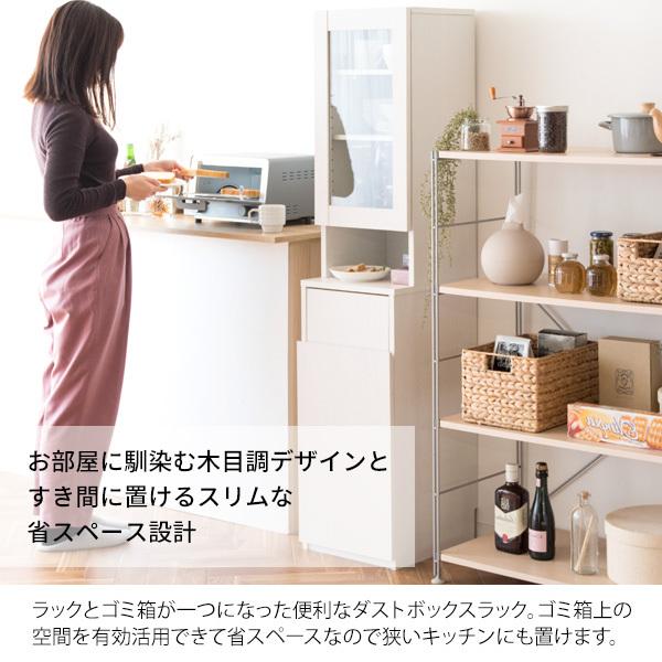 ゴミ箱 ダストボックス キッチン 収納 食器棚 収納棚 おしゃれ 北欧