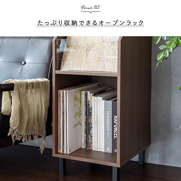 魅力的な レコードラック Lpラック ディスプレイラック 木製 おしゃれ 3段 レコード収納 棚 見せる収納 Supplystudies Com