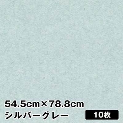 超薄いおっきな折り紙 シルバーグレー 10枚|54.5cm×78.8cm 超上級者