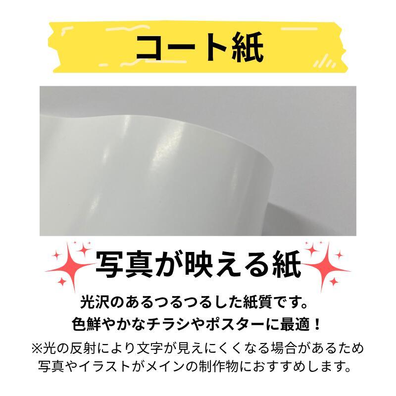 コート紙 135kg A3 1000枚|ツルツルした紙 光沢がある紙 高白色 OK