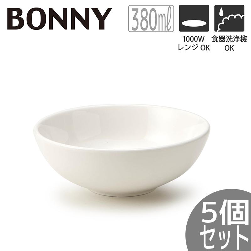 TAMAKI (7月10％OFF)(5個セット) お皿 白い ボニー ボウル14 380ml