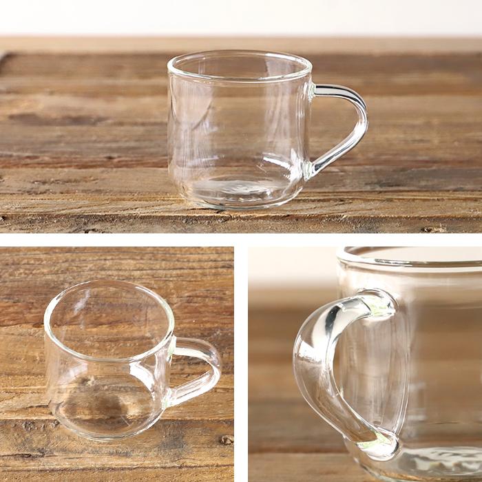 (20%OFF) マグカップ Sサイズ 210ml TAMAKI カフェ風カ 耐熱ガラス 食器 おしゃれ かわいい カフェ風 コーヒー カップ コップ 透明 | CAFECA | 03