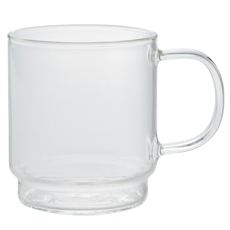 (20%OFF) マグカップ スタック 300ml TAMAKI カフェ風カ 耐熱ガラス 食器 おしゃれ かわいい カフェ風 コーヒー カップ コップ 透明 | CAFECA | 02