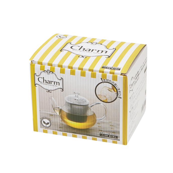 TAMAKI ガラスの器 おしゃれ 食器 かわいい カフェ風 北欧 紅茶 耐熱ガラス チャーム ティーポット ドロップ | TAMAKI | 02