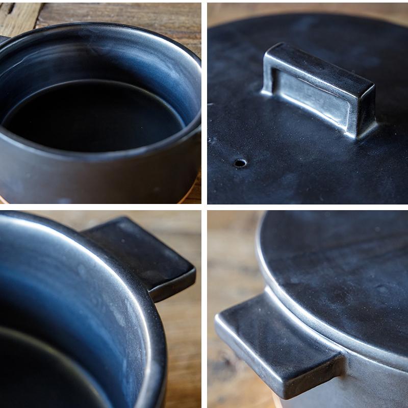 Rikizo 手作り土鍋 おしゃれ 北欧 かわいい 直火 お鍋 日本製 笠間焼