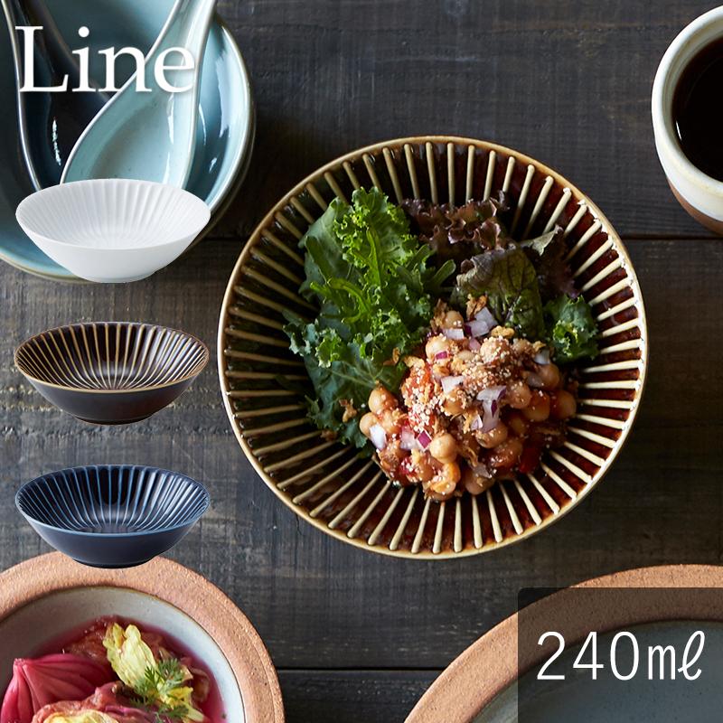 しのぎ お皿 おしゃれ かわいい 北欧 韓国 洋食器 カフェ 鎬 鉢 小鉢 日本製 美濃焼 ライン ボウル 14cm 240ml Line Bowl14 丸利玉樹利喜蔵商店 Yahoo 店 通販 Yahoo ショッピング