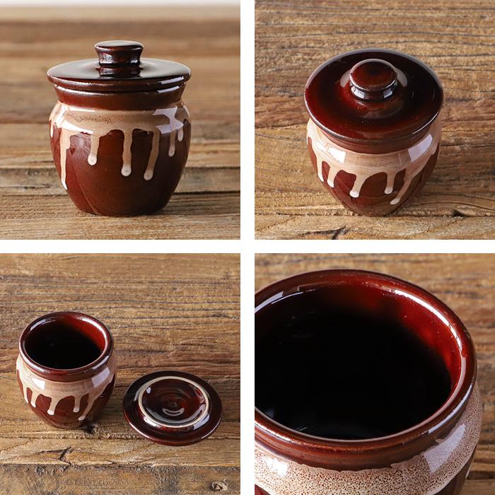 TAMAKI 日本製 美濃焼 漬物容器 蓋付き 陶器 おしゃれ 食器 かわいい