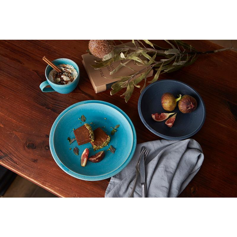 肥前焼き大皿 2枚セット 網目模様 ブルー系 和食器 フグ皿 未使用 肥前焼き大皿 2枚セット 網目模様 ブルー系 和食器 フグ皿 未使用