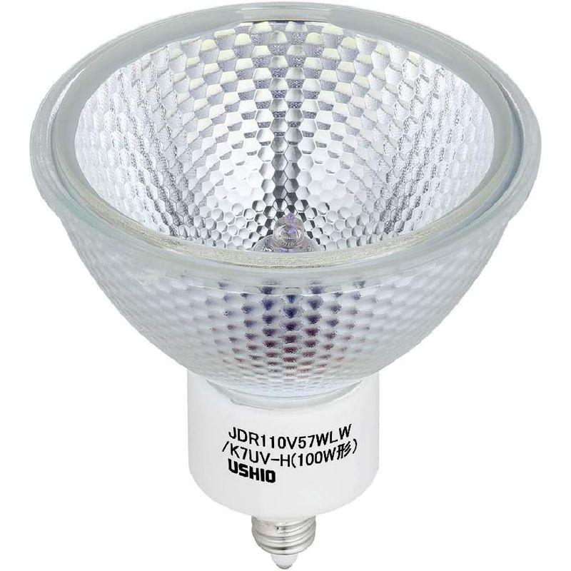Ushio ウシオライティング ハロゲン電球 100W形 70径 広角 E11 JDR110V57WLW/K7UV-H ミラー径:70mm