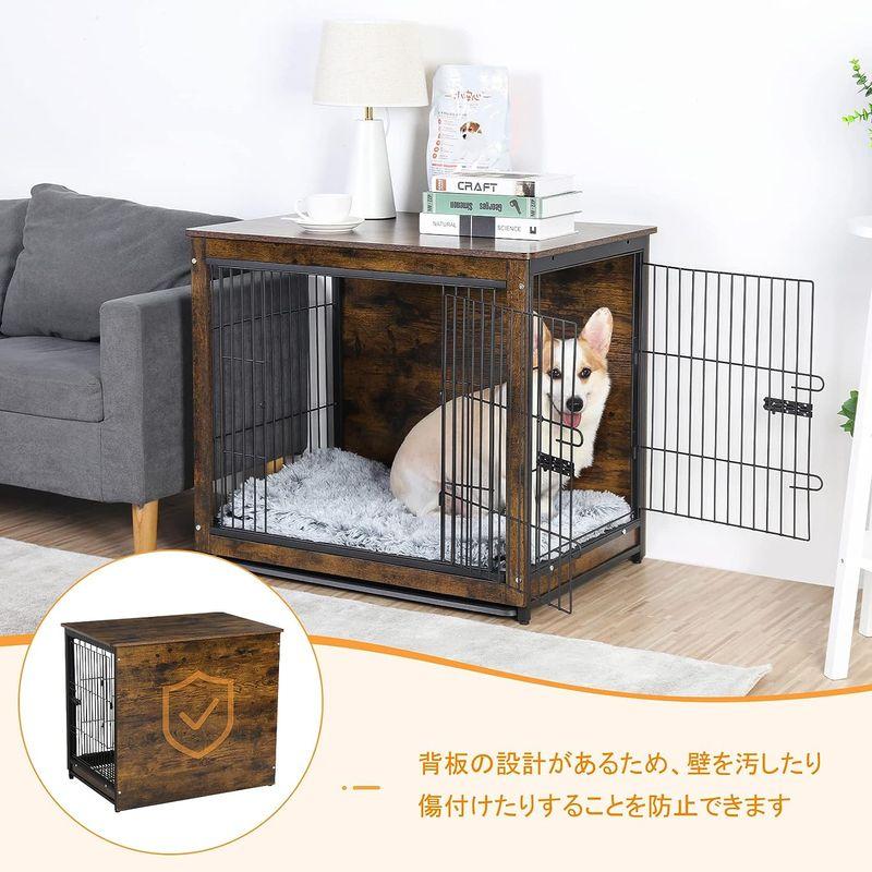 大型犬用ケージ ウッディサークル 犬小屋 屋根付き 室内 中型犬 木製 大きい アンティーク うさぎケージ すのこ 幅100cm ウッディサークル 犬小屋 屋根付き 室内 中型犬 木製 大きい アンティーク うさぎケージ すのこ 幅100cm