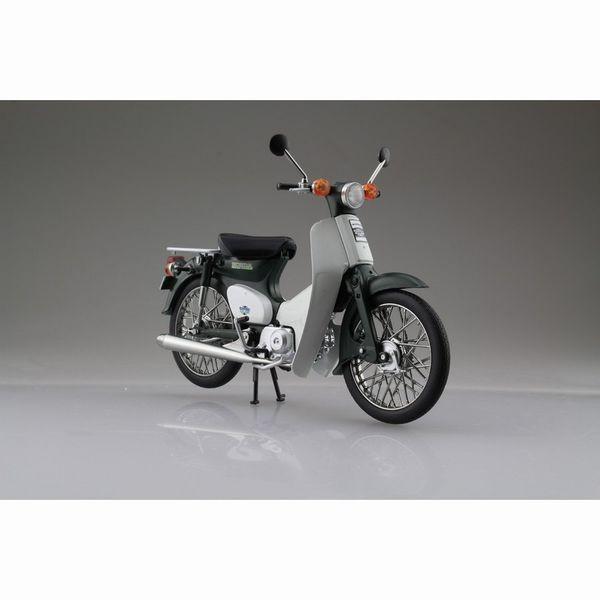 Honda スーパーカブ50 グリ−ン  1/12 完成品バイク 　 #完成品  スカイネット10565｜marusan-hobby