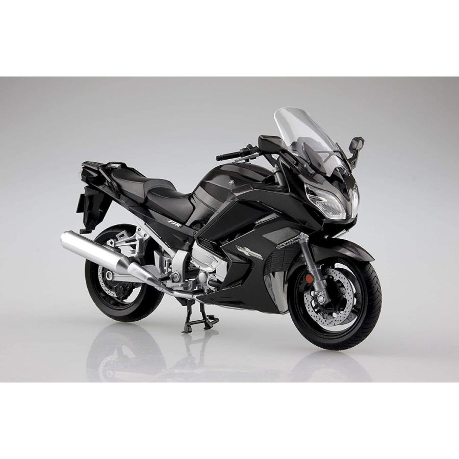 アオシマ  1/12スケール  完成品バイク  YAMAHA FJR1300A ダークグレーメタリックN｜marusan-hobby