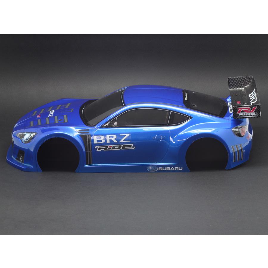 ライド 27029   1/10ミニ M−シャシー用 スバル BRZ レースカーコンセプトボディ ブルー プリント済みブルー  (ホイールベース２１０mm〜２２５mm)｜marusan-hobby｜02