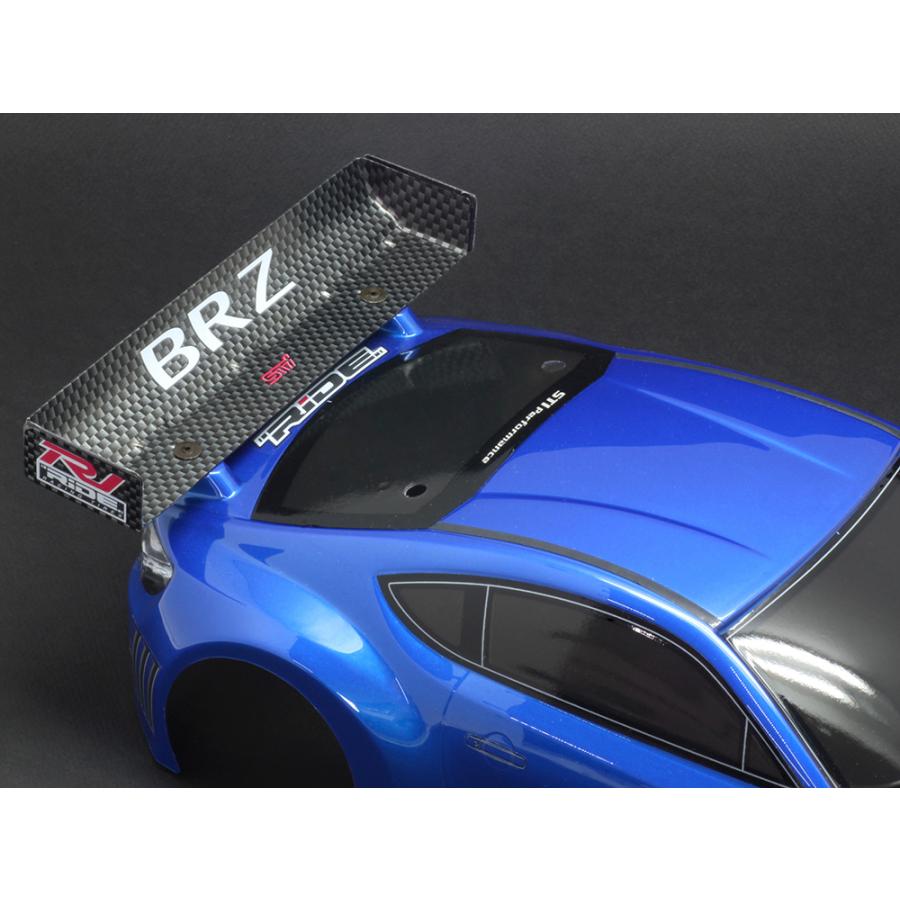 ライド 27029   1/10ミニ M−シャシー用 スバル BRZ レースカーコンセプトボディ ブルー プリント済みブルー  (ホイールベース２１０mm〜２２５mm)｜marusan-hobby｜04