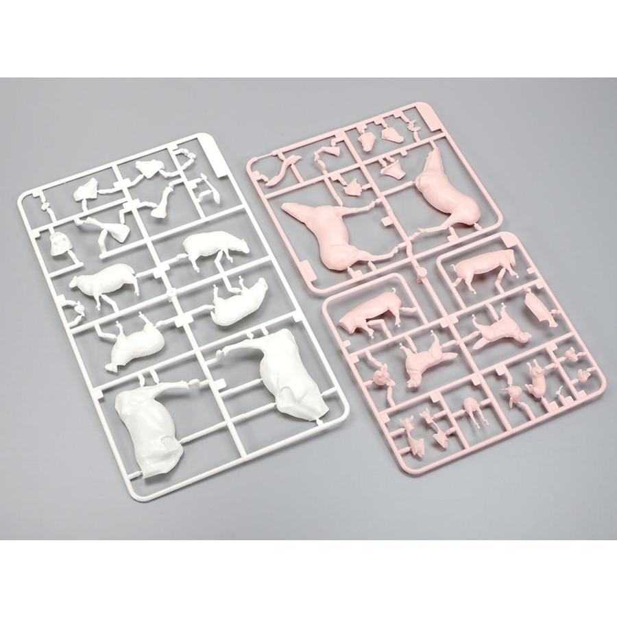 タミヤ 1/35 ミリタリーミニチュアシリーズ No.385 動物セットII プラモデル組立キット  35385 | タミヤ | 02