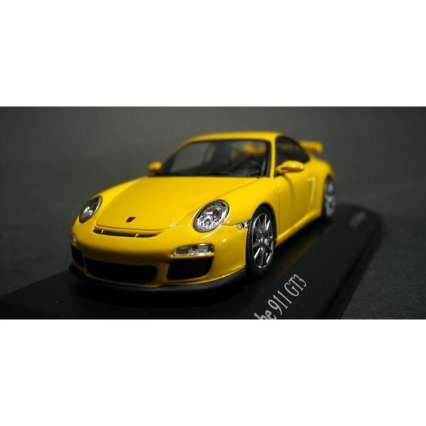 ミニチャンプス1/43 ポルシェ 911GT3  (997II） 2009 イエロー｜marusan-hobby｜02