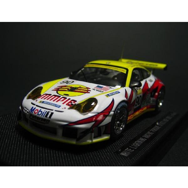 ■エブロ(ebbro)■1/43ホワイト・ライトニングポルシェ911GT3RSR’05ルマン【ミニカー】43777｜marusan-hobby