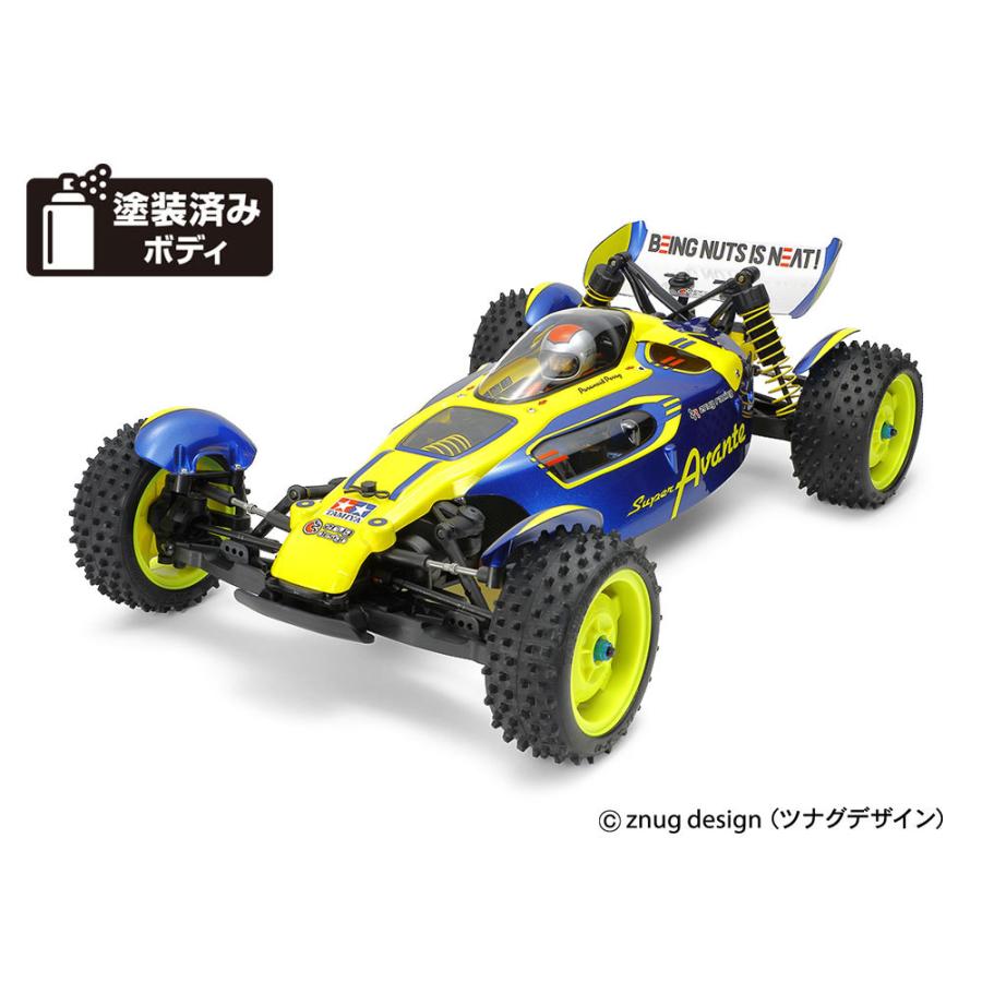 タミヤ 47481  1/10スケール  RC スーパーアバンテ 塗装済みボディ (TD4シャーシ) 電動ラジコンカー組立キット