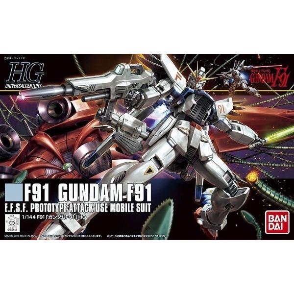 バンダイ HGUC167  1/144 ガンダムF91 (機動戦士ガンダムF91)  プラモデル組み立てキット  579553｜marusan-hobby