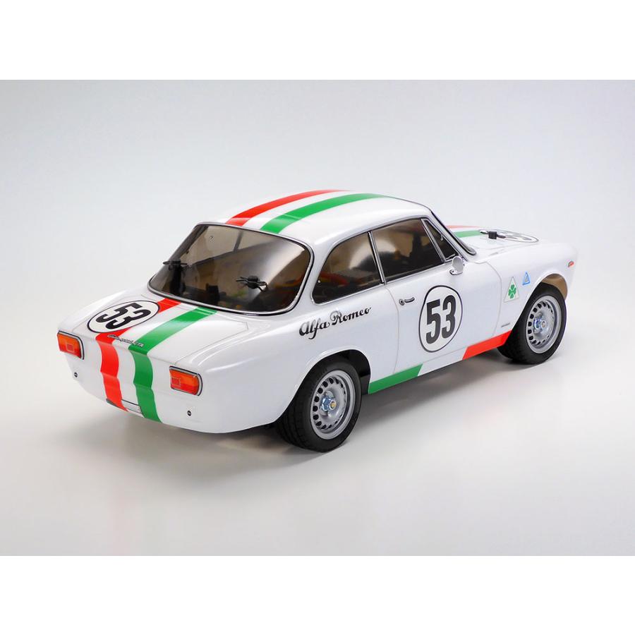 タミヤ 1/10RC アルファロメオ ジュリア スプリント GTA クラブレーサー（ MB-01シャーシ）組立キット 58732の画像