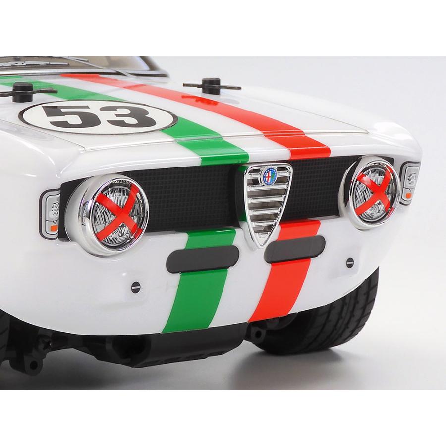 タミヤ 1/10RC アルファロメオ ジュリア スプリント GTA クラブレーサー（ MB-01シャーシ）組立キット 58732の画像