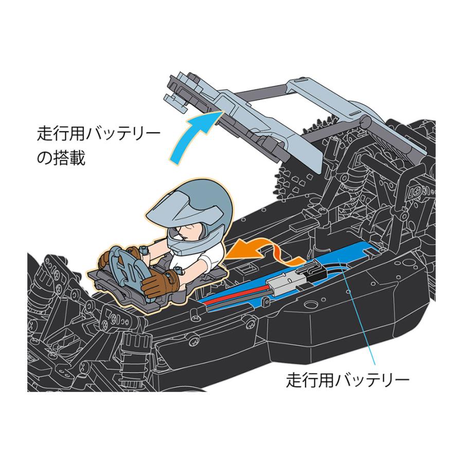 タミヤ（TAMIYA） 1/10RC ファイター ネクスジェン (DT-04シャーシ