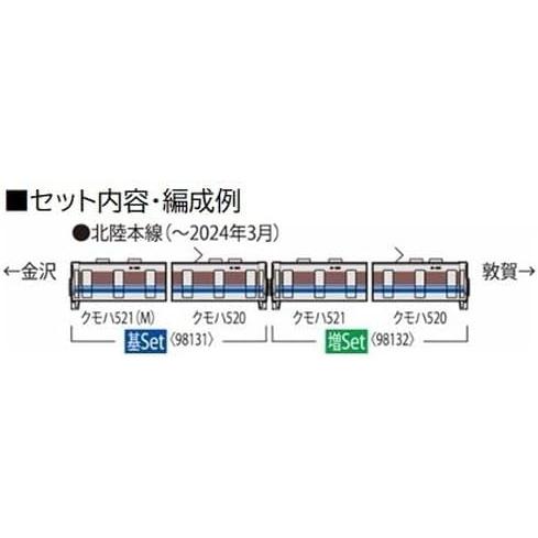 トミックス  98131   Nゲージ JR 521系 3次車 基本セット 98131 鉄道模型 電車｜marusan-hobby｜03