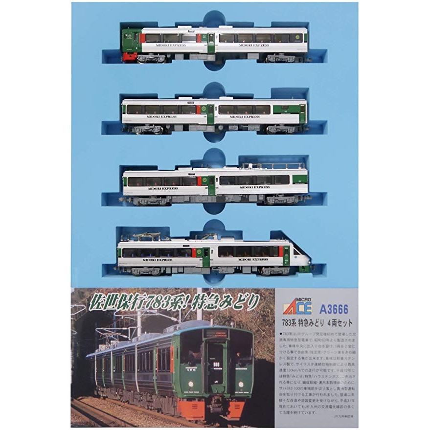 公式ショップ マイクロエース A-3666 783系特急みどり 4両セット