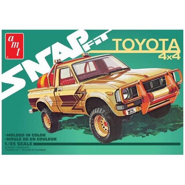 AMT 1/25 1980 トヨタ ハイラックス SR5 ピックアップ (スナップキット) プラスチックモデル組立キット AMT1114｜marusan-hobby